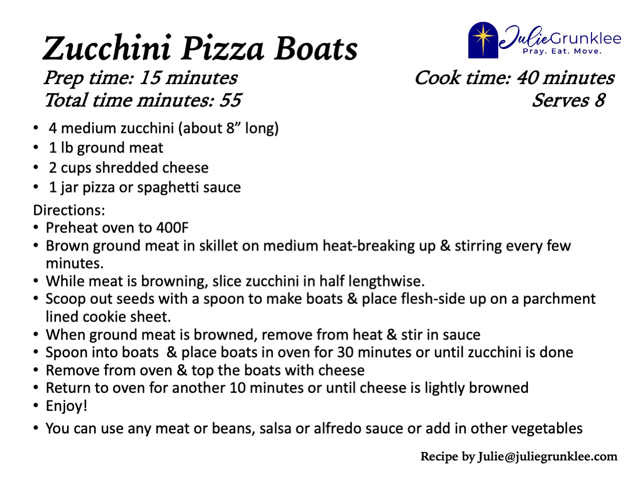 Here's a unique zucchini recipe the whole family with love.